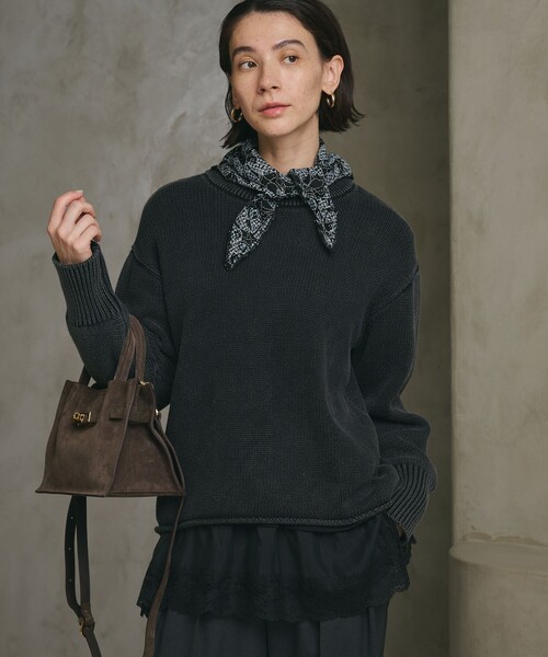 BEAUTY＆YOUTH UNITED ARROWS ニット セーター フェード クルーネック