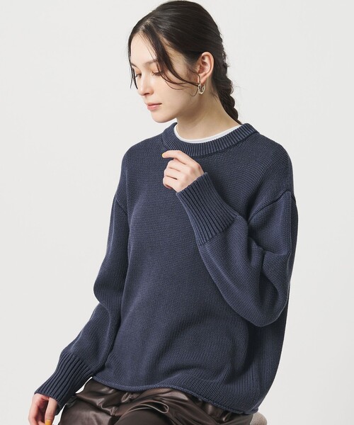 BEAUTY＆YOUTH UNITED ARROWS ニット セーター フェード クルーネック
