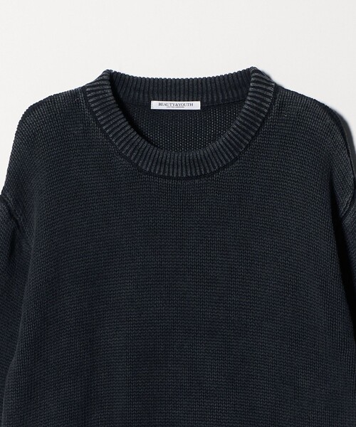 ⭐︎お値下げご相談ください⭐︎ ビューティアンドユース ニット BEAUTY＆YOUTH UNITED ARROWS ニット セーター フェード クルーネック