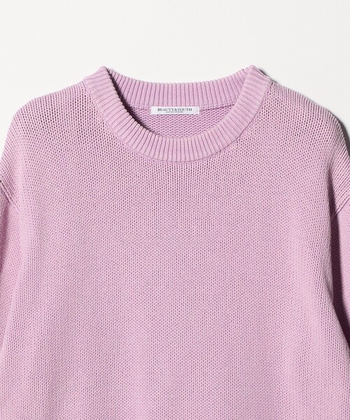 BEAUTY＆YOUTH UNITED ARROWS ニット セーター フェード クルーネック