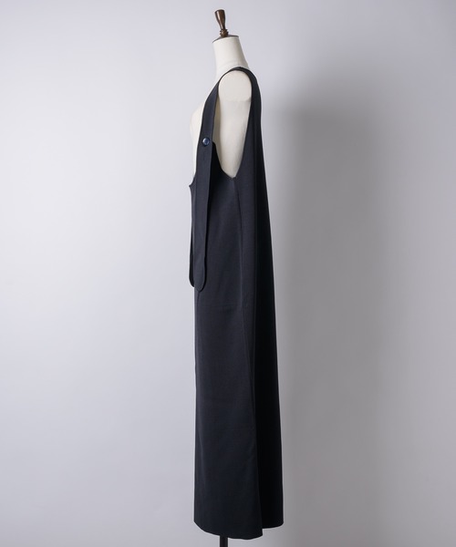 「LA BELLE ETUDE」 サロペットスカート FREE ブラック レディース_画像3