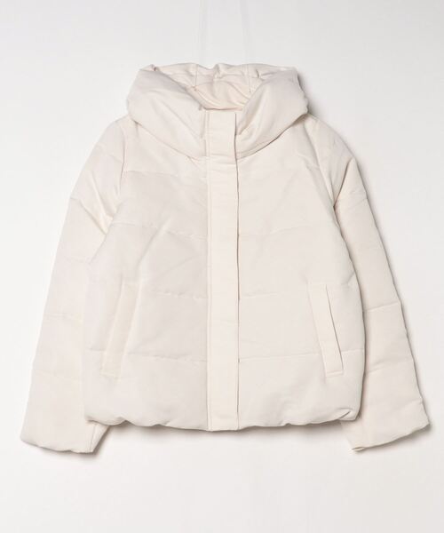 [BEAMS HEART] пуховик MEDIUM оттенок белого прочее 5 женский 
