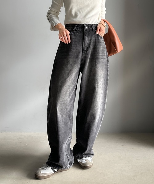 「classicalelf」 デニムパンツ SMALL ブラック レディース_画像4