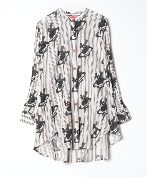 Vivienne Westwood red label 「Vivienne label」 花柄長袖チュニック