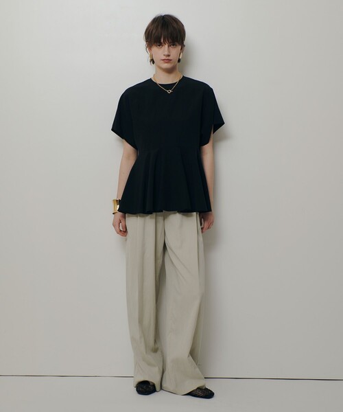 allureville（アルアバイル） リネンシャツ ブラウス シャツ 半袖