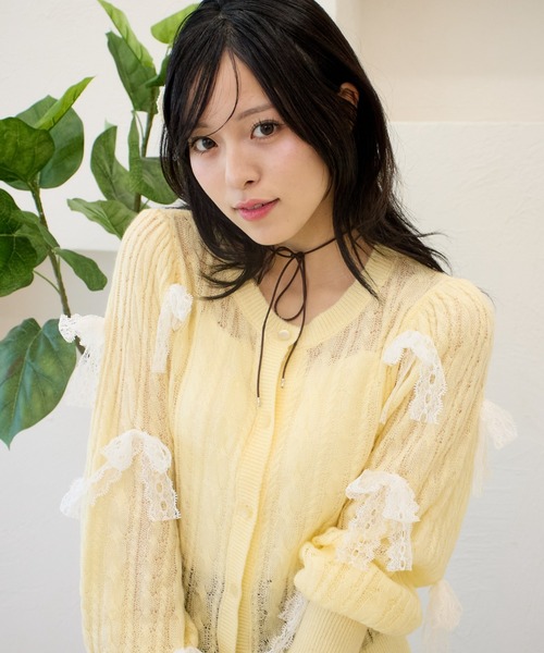 kutir（クティール） カーディガン 「クティールとレトロ」レース