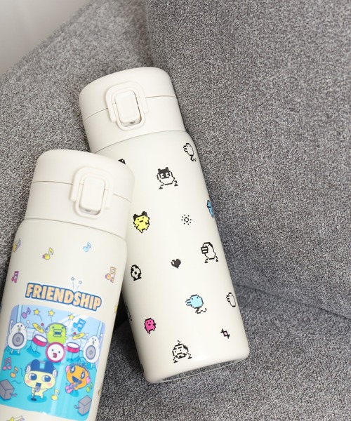 BANDAI（バンダイ） 水筒 たまごっち ステンレス ワンプッシュボトル