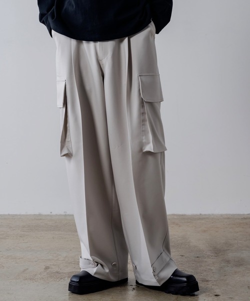 「INTER FACTORY」 カーゴパンツ MEDIUM グレー メンズ_画像2