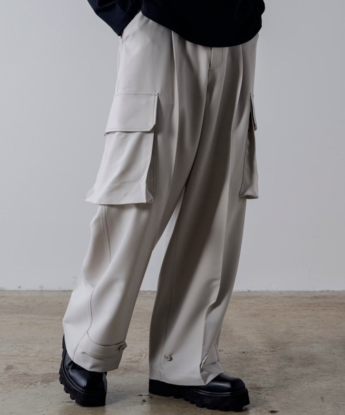 「INTER FACTORY」 カーゴパンツ MEDIUM グレー メンズ_画像4