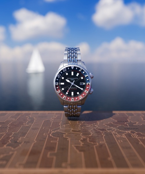 腕時計 SPINNAKER/スピニカー BRADNER GMT AUTOMATIC 腕時計 SPN-SP512155 メンズ メンズの画像