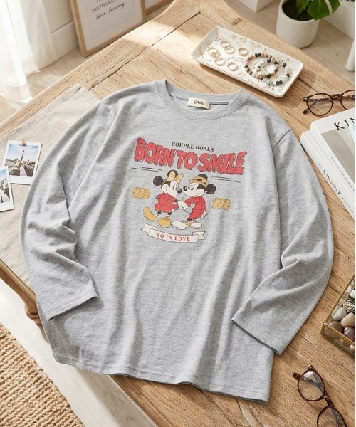 Disney（ディズニー） tシャツ 「DISNEY/ディズニー」ミッキー＆ミニー