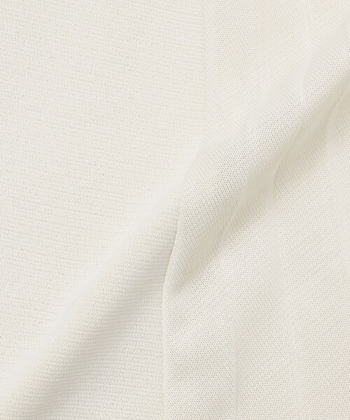ジャケット テーラードジャケット 「La maglia」 プリーツコンビ ニットジャケット レディースの画像