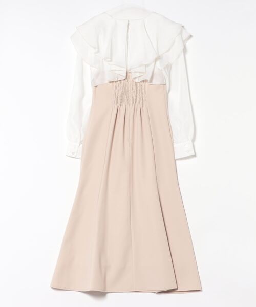 「MERCURYDUO」 ドッキングワンピース MEDIUM チャコールグレー レディース_画像2