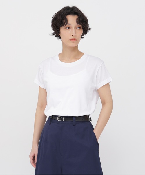 マーガレットハウエル　MHL 半袖　カットソー　白 MARGARET HOWELL（マーガレットハウエル） tシャツ PLAIN COTTON