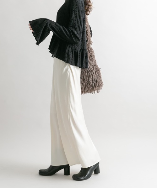 「KBF」 フレアスカート ONE ネイビー レディース_画像4