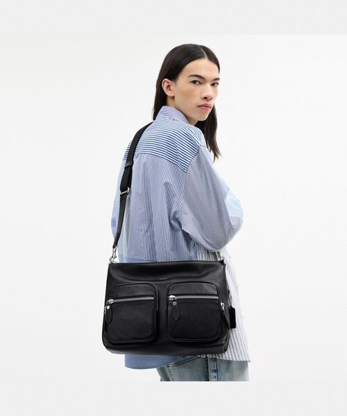 COACH（コーチ） ショルダーバッグ ドミノ ファイル バッグ メンズ