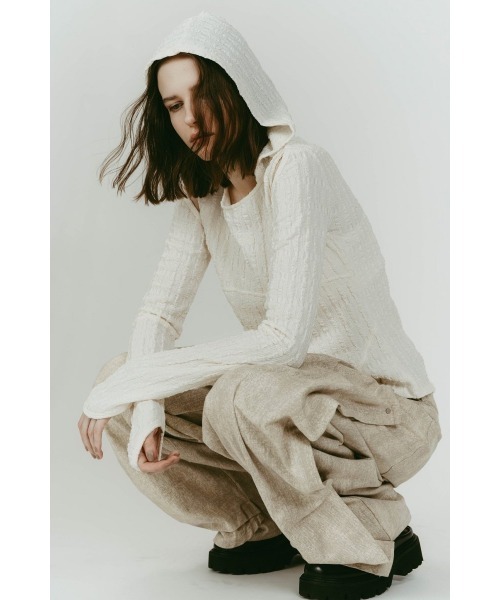 Knuth Marf（クヌースマーフ） tシャツ hooded jacquard top