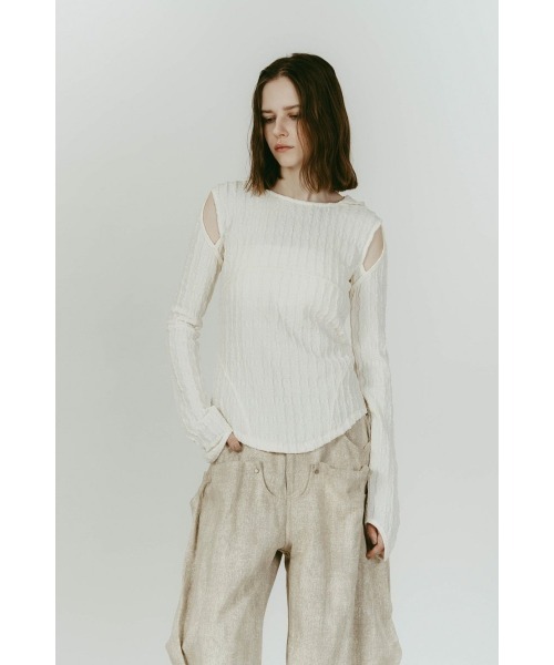 Knuth Marf（クヌースマーフ） tシャツ hooded jacquard top