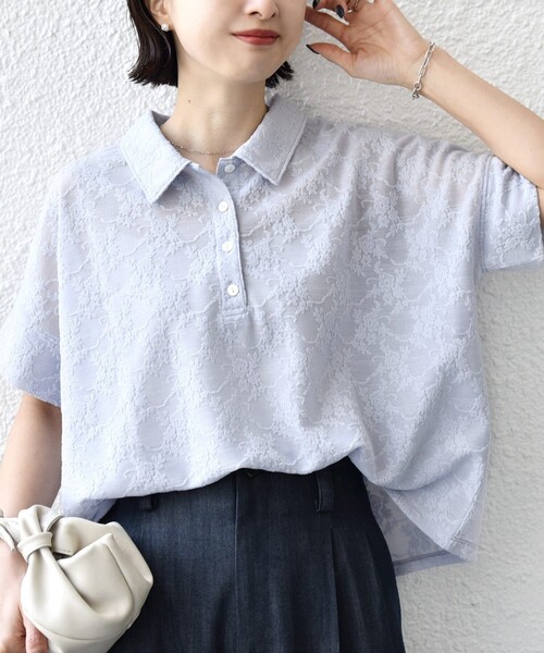 SHIPS（シップス） tシャツ 半袖 「WEB限定」「手洗い可能」シアー