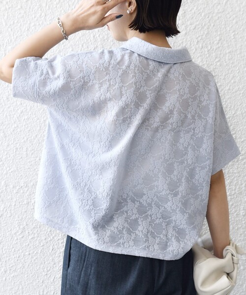 SHIPS（シップス） tシャツ 半袖 「WEB限定」「手洗い可能」シアー