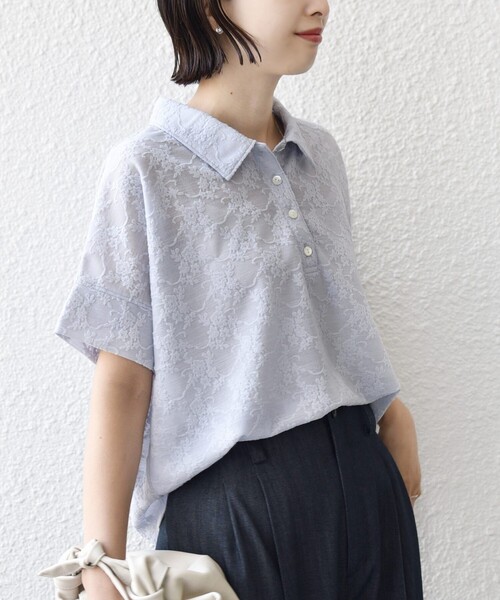 SHIPS（シップス） tシャツ 半袖 「WEB限定」「手洗い可能」シアー