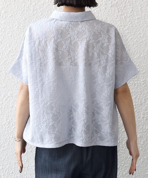 SHIPS（シップス） tシャツ 半袖 「WEB限定」「手洗い可能」シアー
