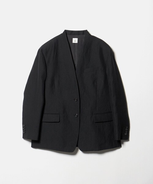 ＜6(ROKU)＞HEAVY LINEN JACKET ジャケット　麻　日本製 6(ROKU)＞HEAVY LINEN JACKET ジャケット 麻 日本製 【公式通販】