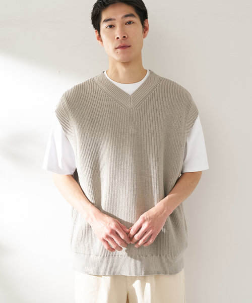 B.C STOCK（ベーセーストック） セーター ニット FORHUS ニットベスト