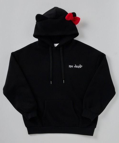 「meJane」 「KIDS」プルオーバーパーカー「HELLO KITTYコラボ」 160 霜降りグレー キッズ_画像3