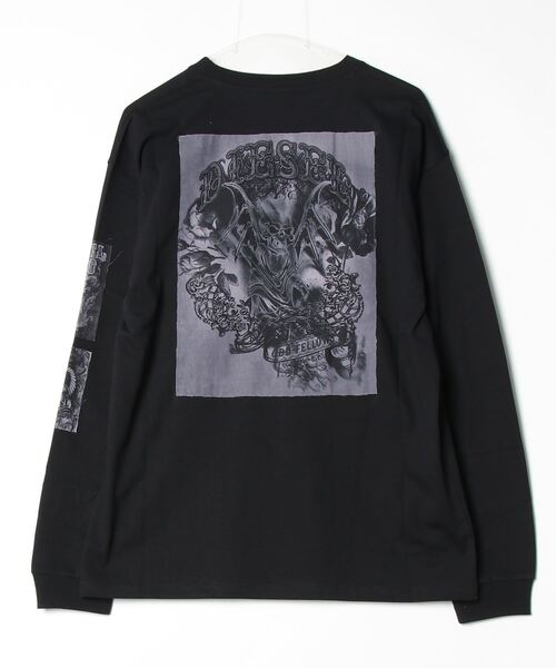 「DIESEL」 長袖Tシャツ LARGE ブラック メンズの画像