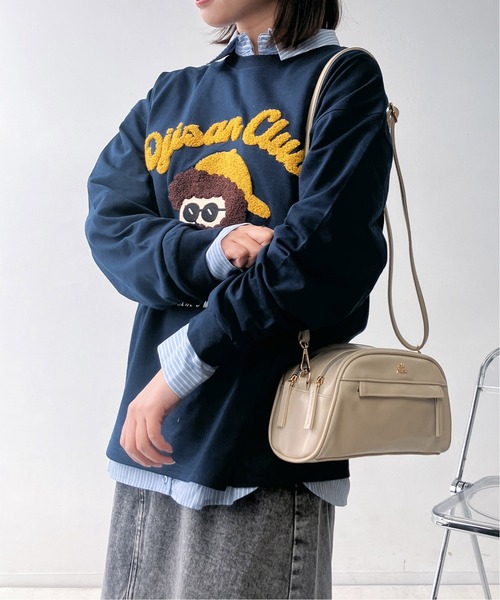 AS KNOW AS（アズノゥアズ） tシャツ サガラ刺繍 キャラクターロンT