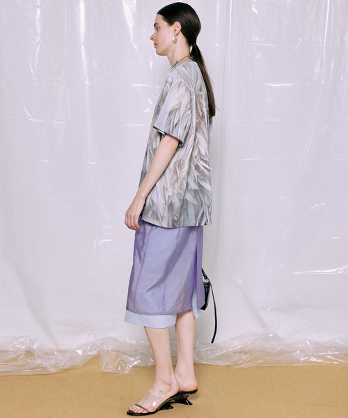 MAISON SPECIAL（メゾンスペシャル） tシャツ Fabric Photo Over T