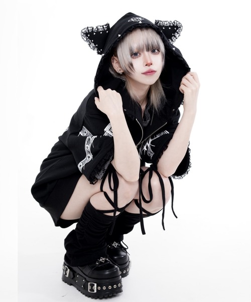 TRAVAS TOKYO 猫耳パーカー TRAVAS TOKYO（トラバストーキョー） パーカー 「TRAVAS TOKYO