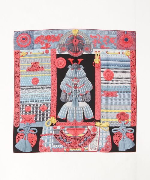 HERMES（エルメス） PARURES DE SAMOURAI カレ90 スカーフ ONE SIZE