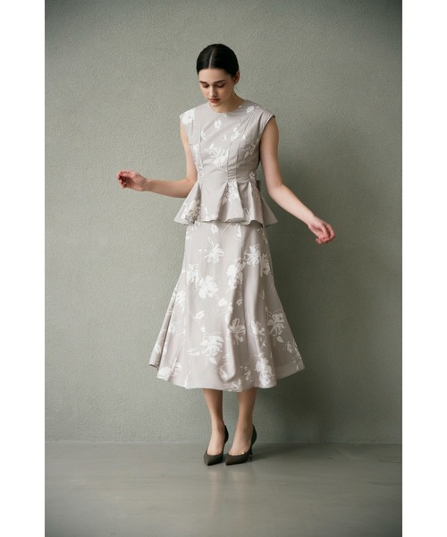 Estella.K ワンピース 「Audire×Estella.K」Staycation peplum dress 