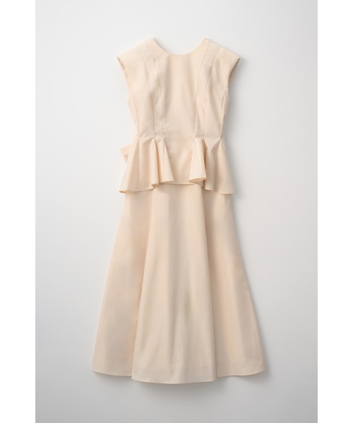 Audire×Estella.K フレンチペプラムドレス　エステラケー Estella.K ワンピース 「Audire×Estella.K」Staycation peplum dress