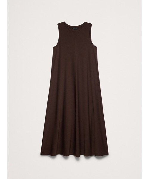 ワンピース BANANA REPUBLIC FACTORY STORE　　日本限定 ノースリーブ ニット マキシ トラペーズ ワンピースの画像