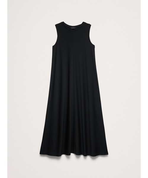 ワンピース BANANA REPUBLIC FACTORY STORE　　日本限定 ノースリーブ ニット マキシ トラペーズ ワンピースの画像