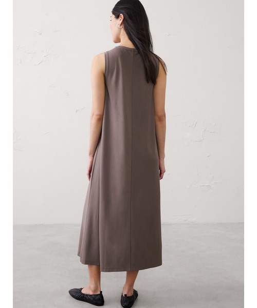 ワンピース BANANA REPUBLIC FACTORY STORE　　日本限定 ノースリーブ ニット マキシ トラペーズ ワンピースの画像
