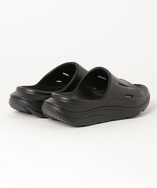 美品　HOKA ブラック サンダル25㎝ HOKA ONEONE（ホカ オネオネ） 「HOKA」 サンダル 25.0cm ブラック