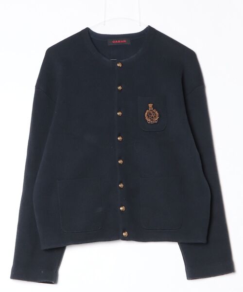 CABaN（キャバン） カーディガン M ネイビー レディース : ZOZOTOWN