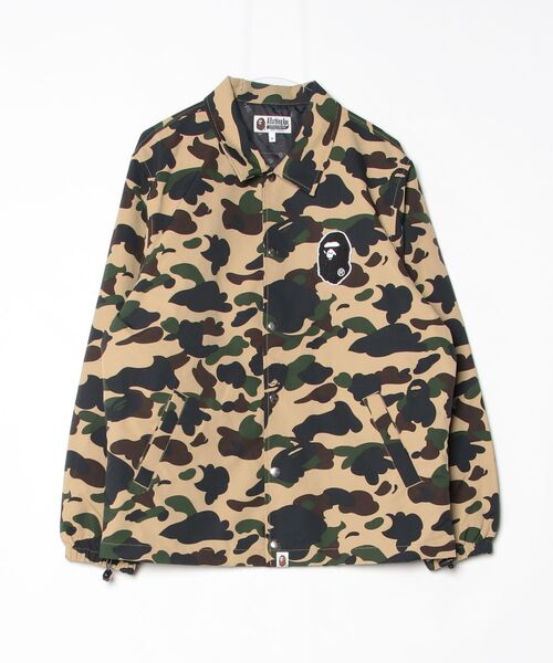 A BATHING APE　カモフラコーチジャケット A BATHING APE（アベイシングエイプ） コーチジャケット M ベージュ