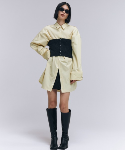 「JOSE MOON」 長袖シャツ FREE ブルー レディース_画像3