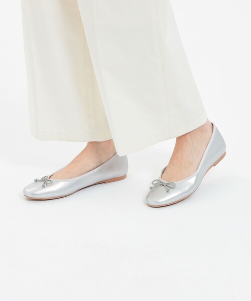 「MACKINTOSH PHILOSOPHY」 フラットパンプス M シルバー レディース_画像8