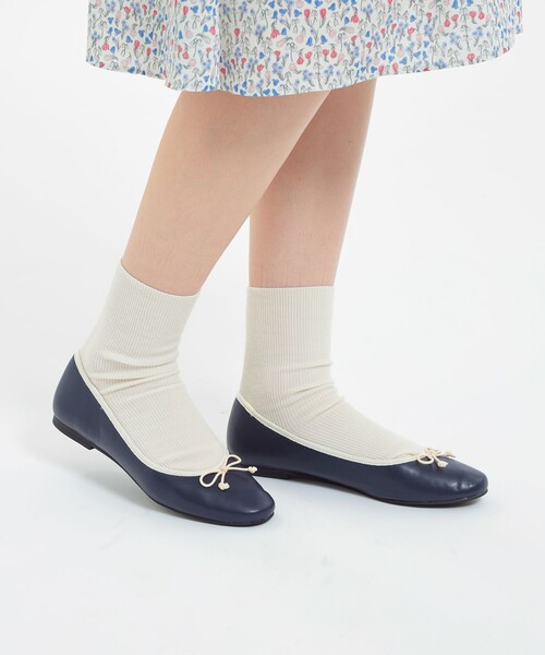 「MACKINTOSH PHILOSOPHY」 フラットパンプス M シルバー レディース_画像9