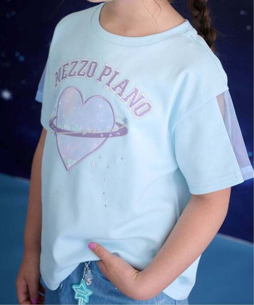 mezzo piano tシャツ 蓄光シャカシャカ 半袖Tシャツ「接触冷感