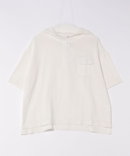 「BLANC FICELLE」 半袖シャツ M ホワイト レディース_画像3