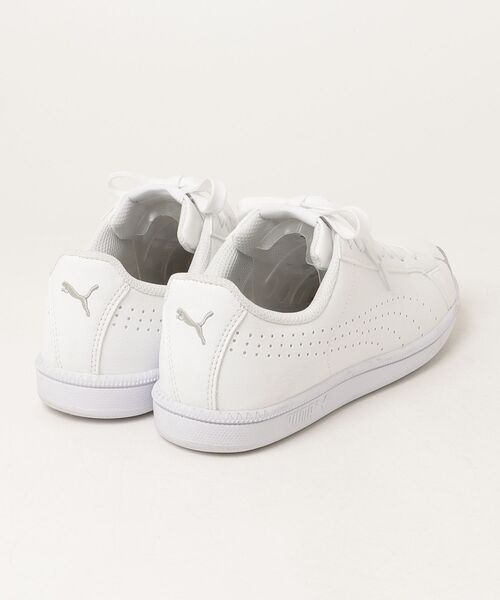 「PUMA」 ローカットスニーカー 24.0cm ホワイト×シルバー メンズ_画像2