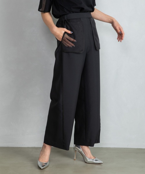 「MARECHAL TERRE」 パンツ 2 グレー レディース_画像4
