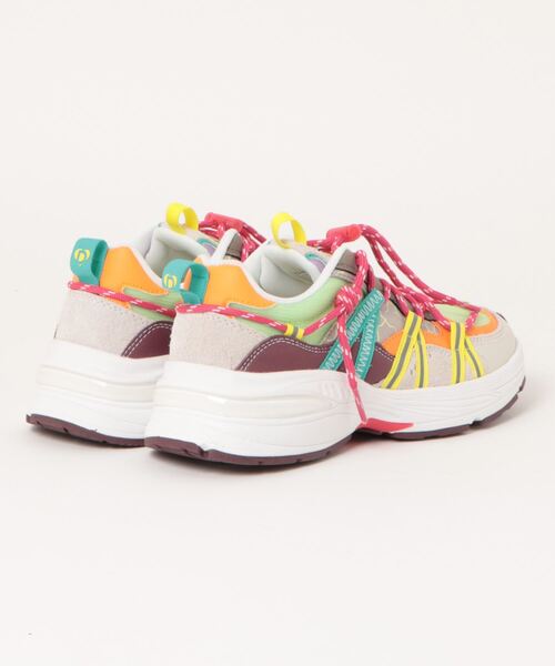 「Desigual」 ローカットスニーカー 24.0cm グリーン レディース_画像2